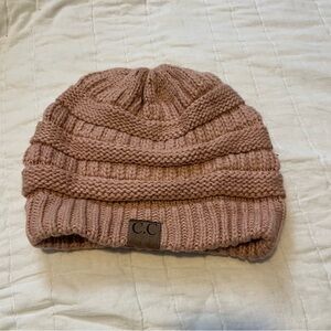 C.C Dusty Pink Knit Hat